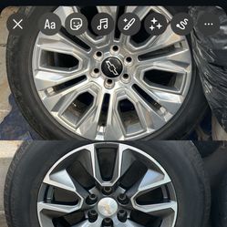 Chevy Rims 22s And 18s 