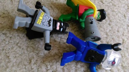 Set of 3 DC toys figurines