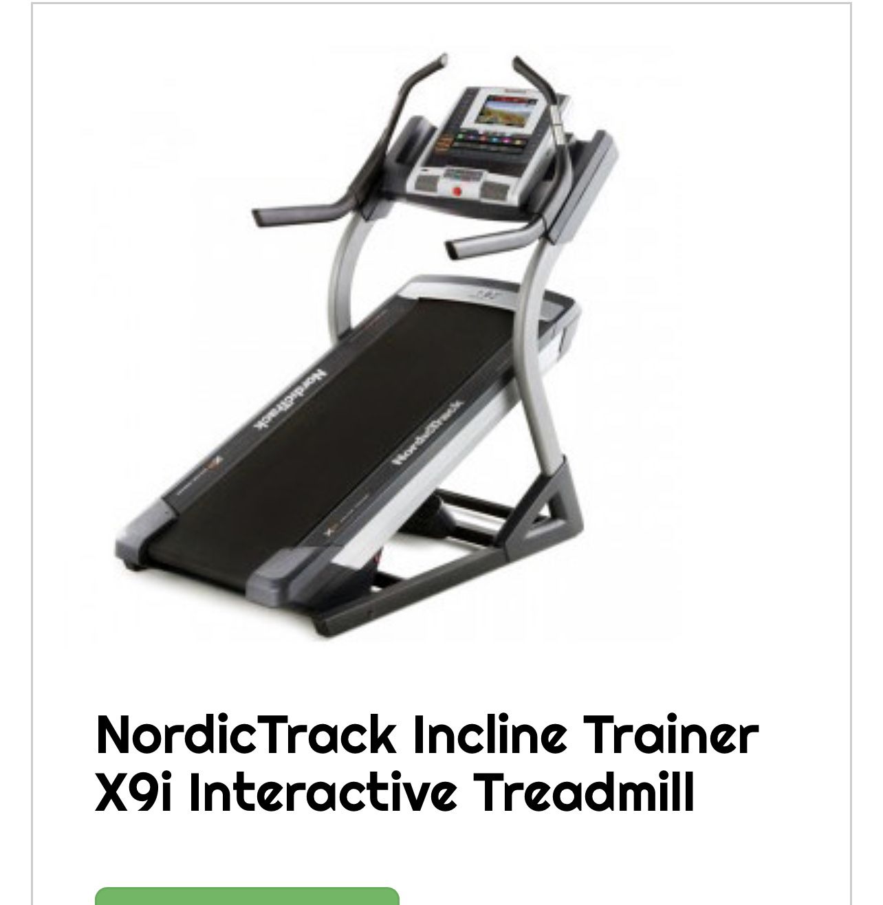 Incline Treadmill X9i