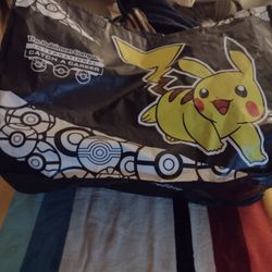 Pokemon Large Black Bag Rare Find.  Cash Porch Pickup Redmond 