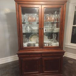 Wood China Cabinet 