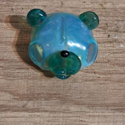 Bear Glass Pendant 