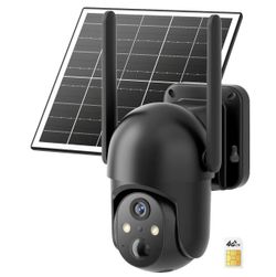 4G LTE Wireless Solar Powered Security Camera