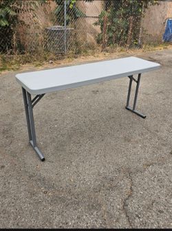 National Public Seating 60" x 18" Folding Table
