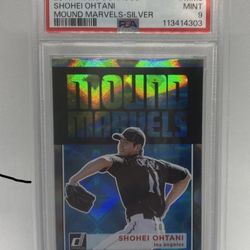 Shohei Ohtani 2018 Donrusss Mound Marvels 107/349 Psa 9