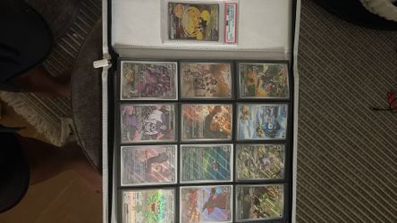 Pokémon all near mint besides 151 ex. Any card you want or all cards. But not the binder
