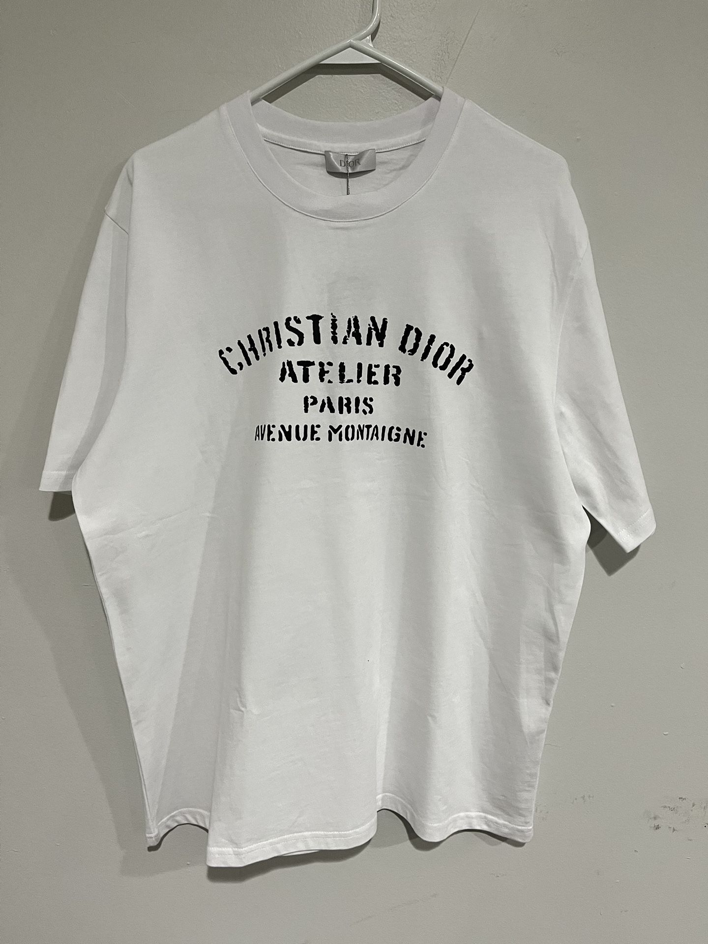 Brand New Authentic OVERSIZED 'CHRISTIAN DIOR ATELIER' T-SHIRT in white (Size Large)