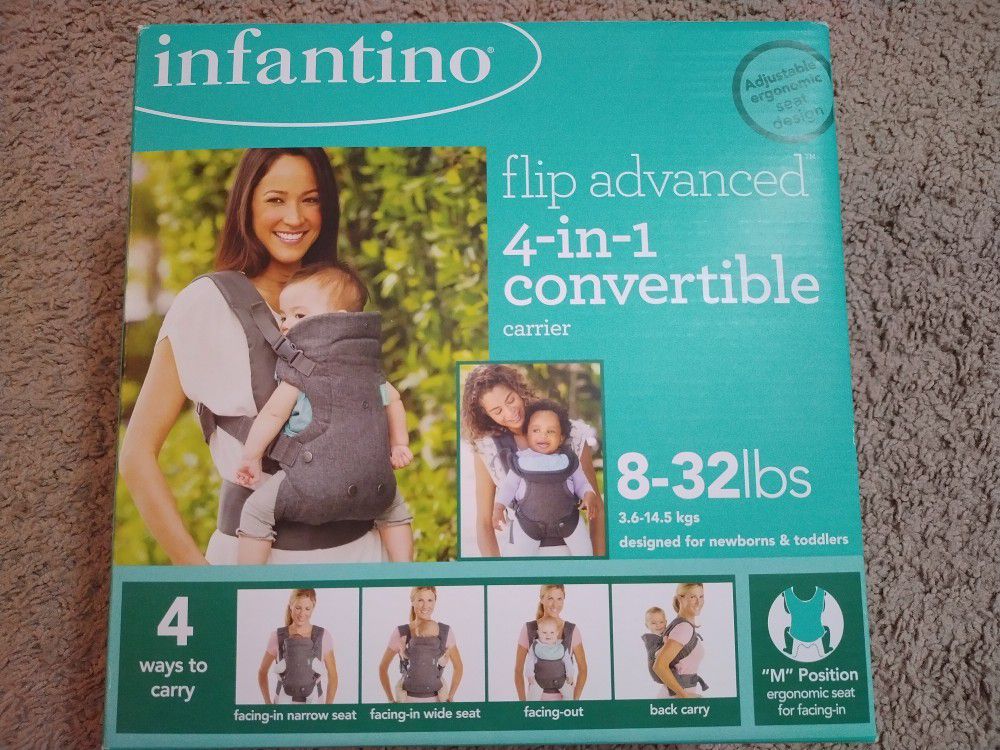 (Make Offer) Infantino Flip Advanced 4-in-1 Baby Carrier