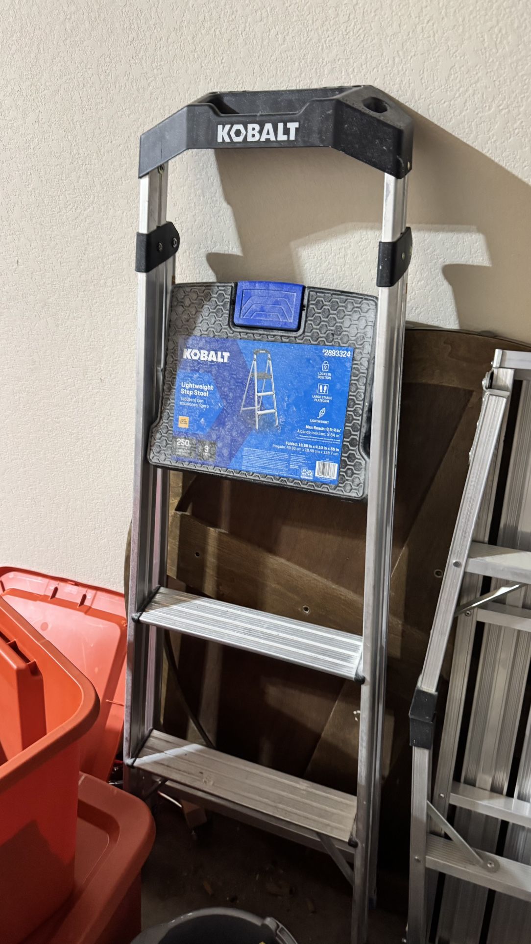 Kobalt 3 Step Foldable Step Ladder 