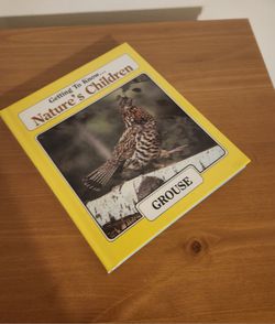Nature’s Children Grouse & Muskox Hardcover Book - Educational Wildlife