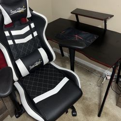 Gaming Desk And Chair 