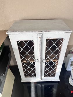 Distressed Display Cabinet 