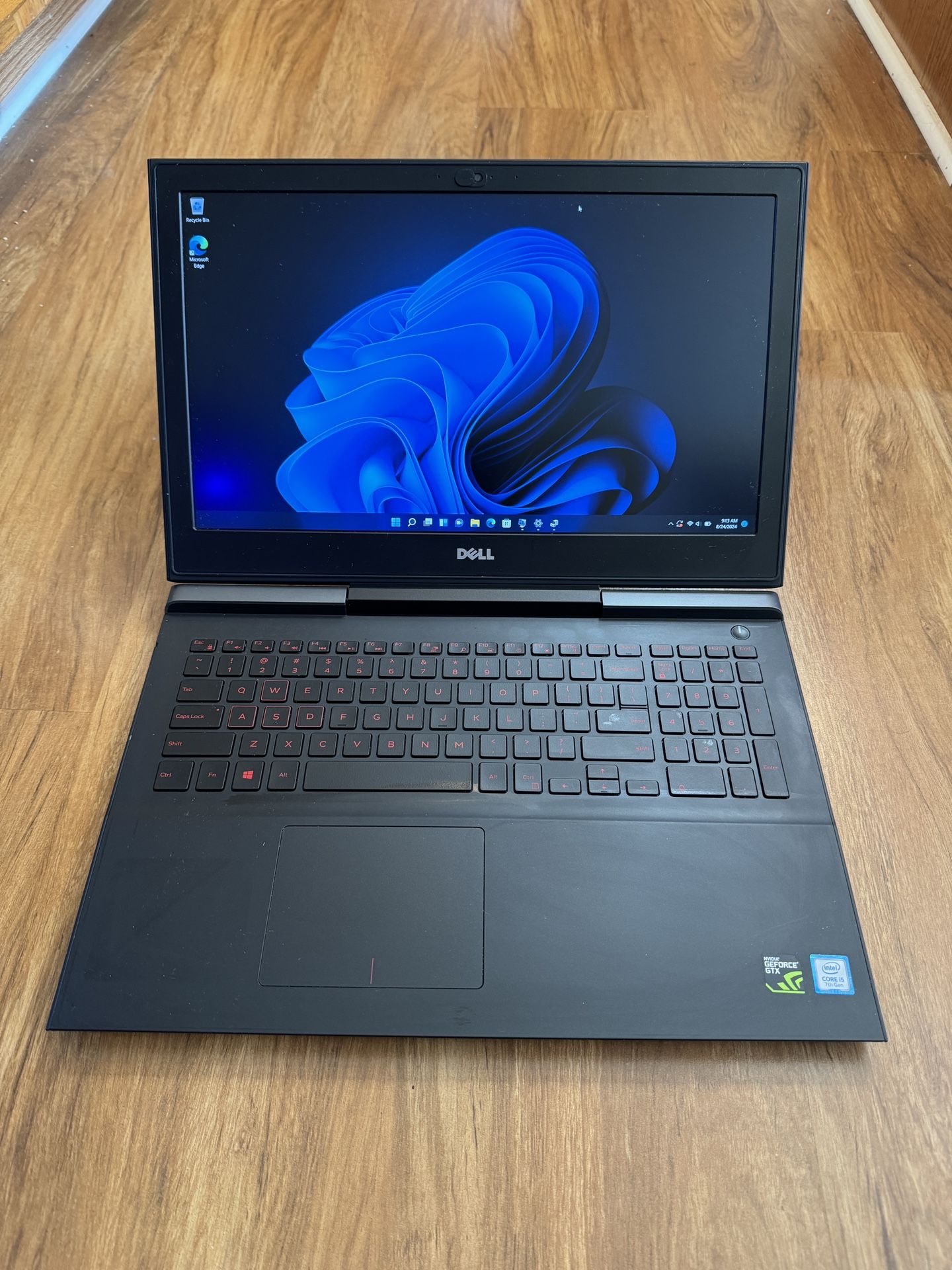 Dell Inspiron 7000 Gaming GTX 1050 Ti core i5 7th gen 24GB RAM 500GB SSD Windows 11 Pro 15.6” Dual UHD Screen Laptop with charger in Excellent Working