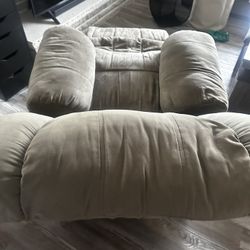 Beige Recliner