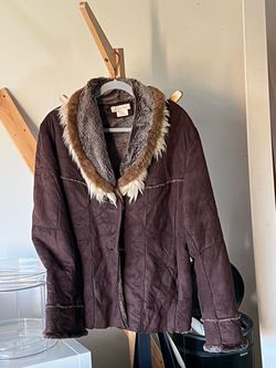 Faux fur jacket bohemian