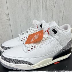 Nike Jordan 3 Retro “White Cement Reimagined” Size 8M DS OG ALL