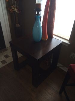 Brown living room stand