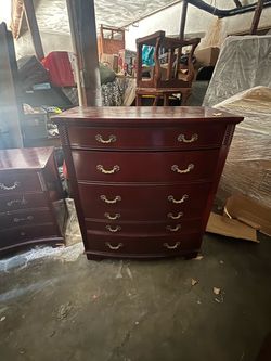 Solid wood dresser set