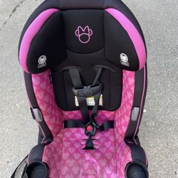 Minnie Mouse Car Seat 5-100 Lbs All In One Convertible 