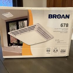 Bathroom Vent Fan With Light