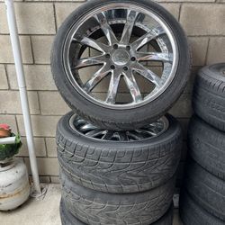 Full Set Of Rims And Tires
