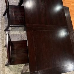 Dining Table With Bench And 2 Chairs 