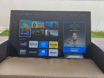 55 Inch Sharp Smart Roku TV with Remote Control