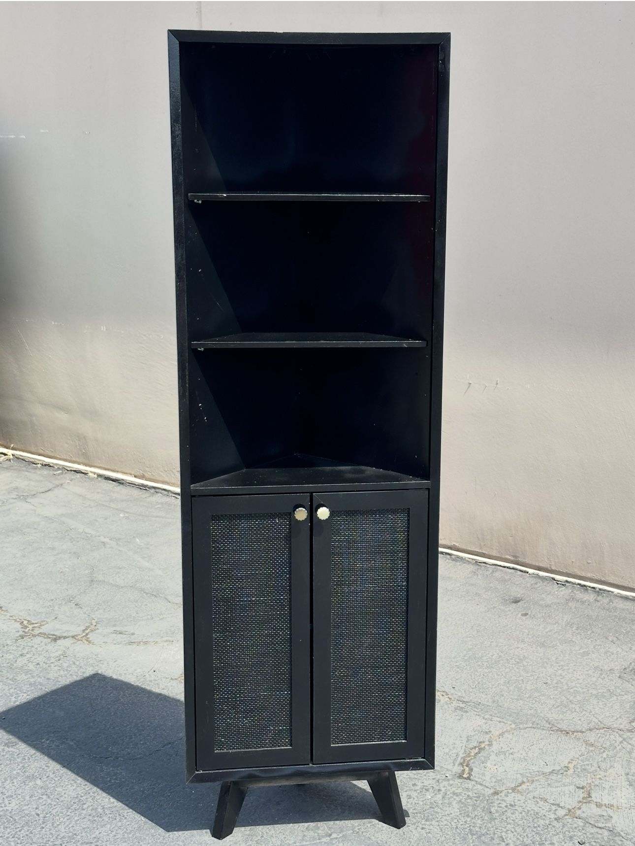 Antique Corner Cabinet - Mid Century