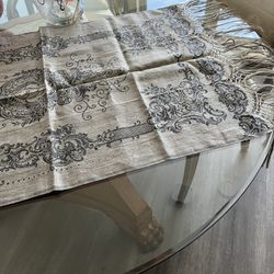 New Italian Linen Table Topper/ Runner