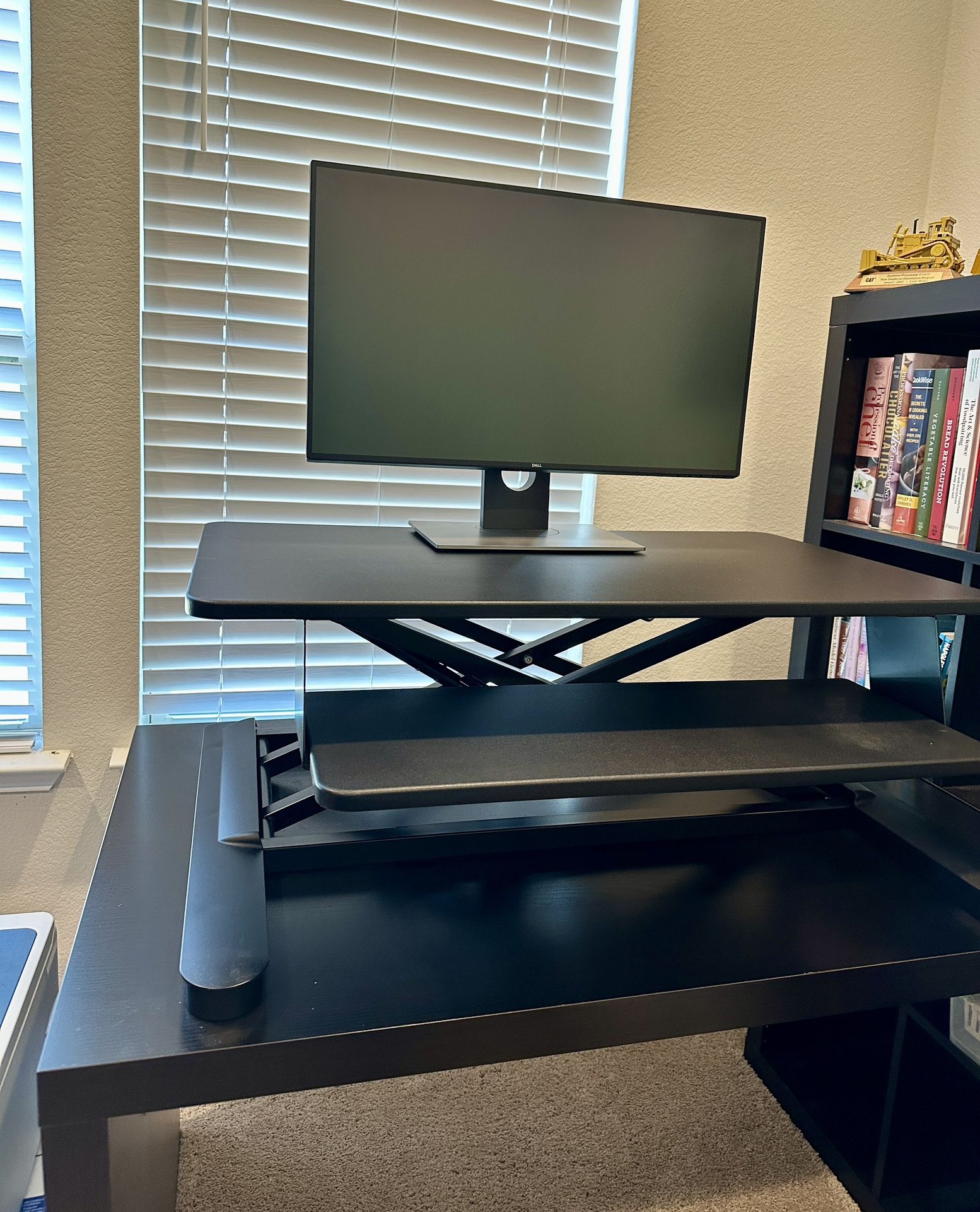Complete Home Office Bundle – IKEA Expedit Desk + Standing Desk Converter Workstation