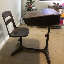 Vintage School Desk 