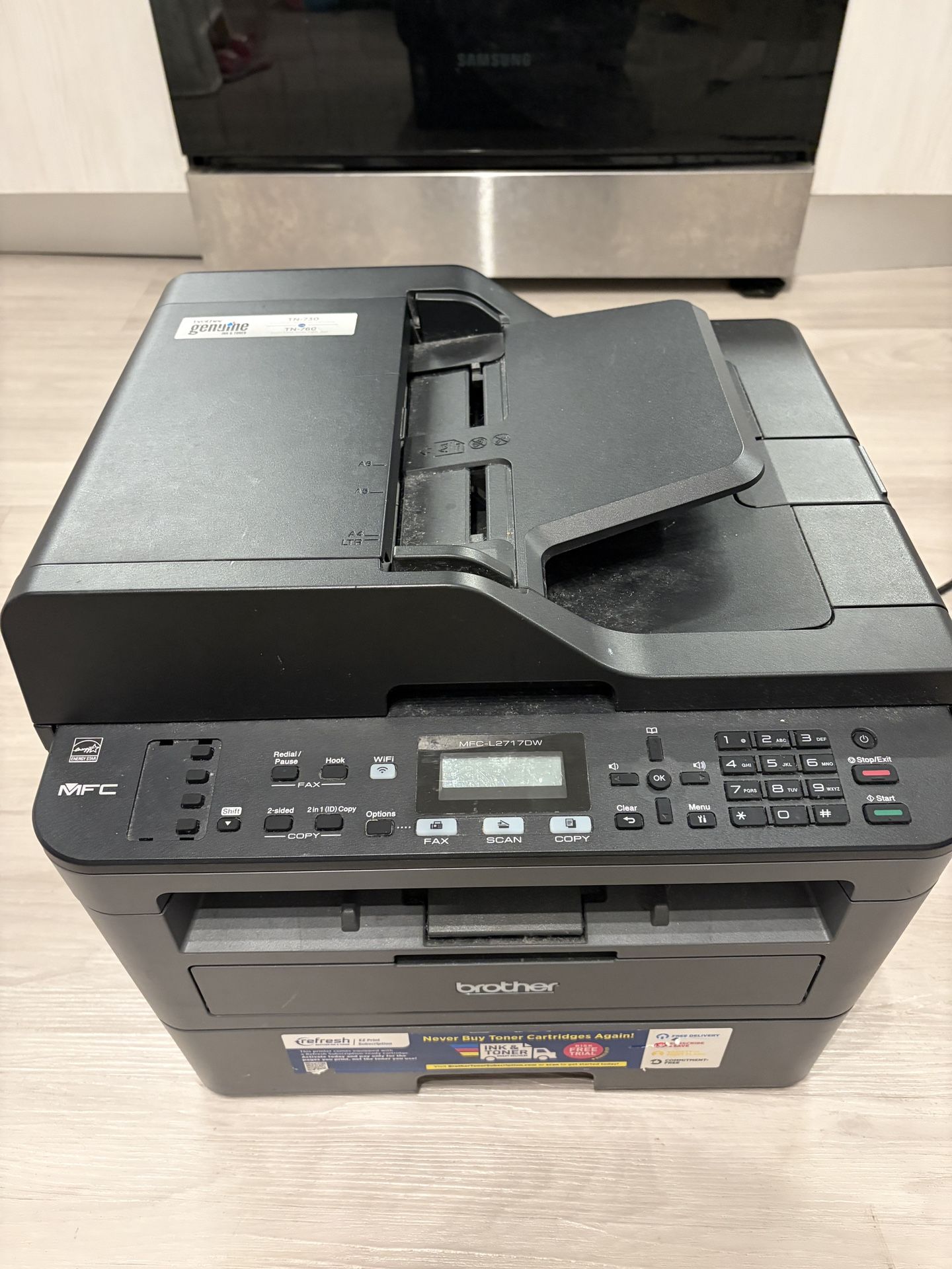 Brother MFC-L2717DW All-in-One Laser Multifunction Printer