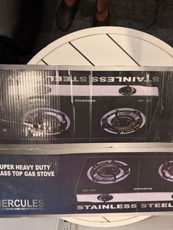 Hercules gas/propane double burner stove, brand new
