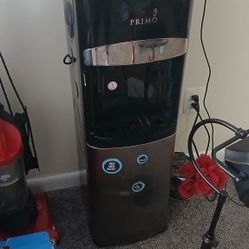 Primo Electronic Control Black & Stainless Steel Bottom Load Water Cooler