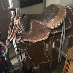 Show Saddle Breastplate Bridle