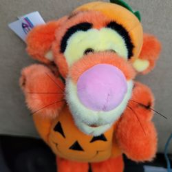 Disney Tigger Pumpkin Plush, Winnie The Pooh, Poohbear, New