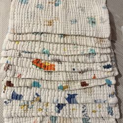 ‼️New‼️ 10 Muslin Burp Cloths 100% cotton
