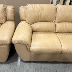Tan Leather Couches 