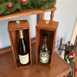 Unique Wine Storage / Holder  Made From Antique Sewing Machine Cabinet $15 Each