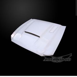 Ford Mustang 2013-2014 SMS Style Functional Heat Extractor Ram Air Hood