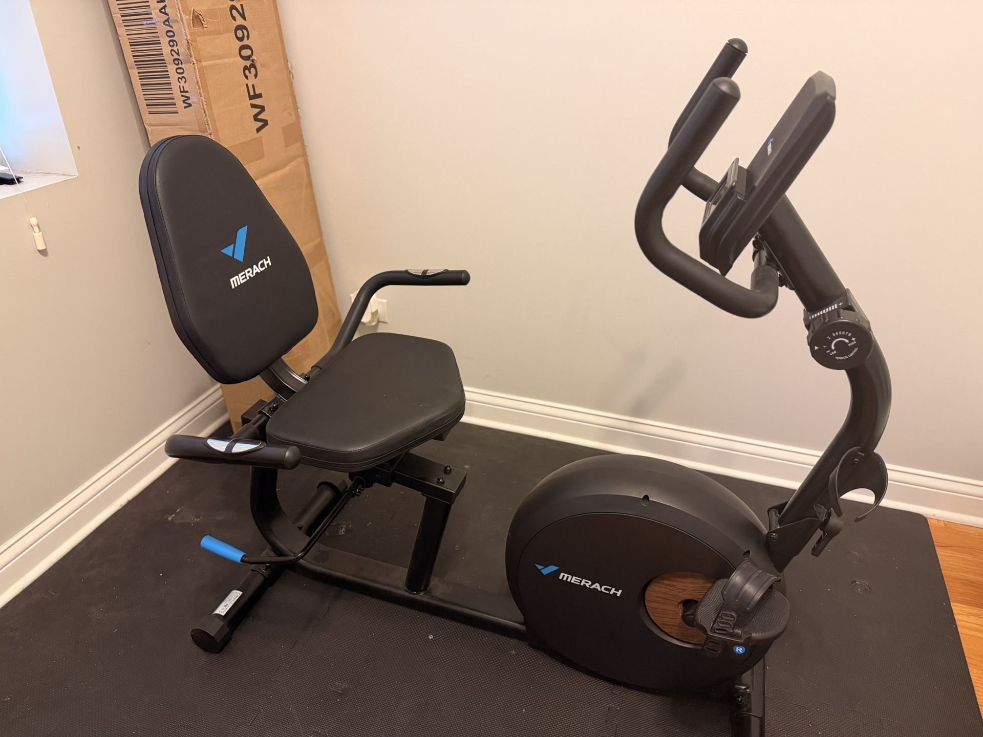 Recumbent Exercise Bike w/ Floor Mats