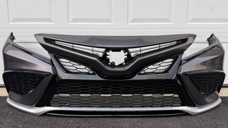 2021 2022 2023 TOYOTA CAMRY FRONT BUMPER COVER GRAY