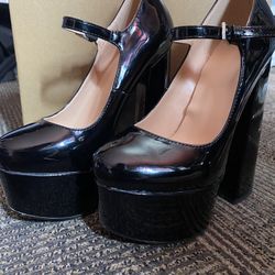 Block Platform Heels