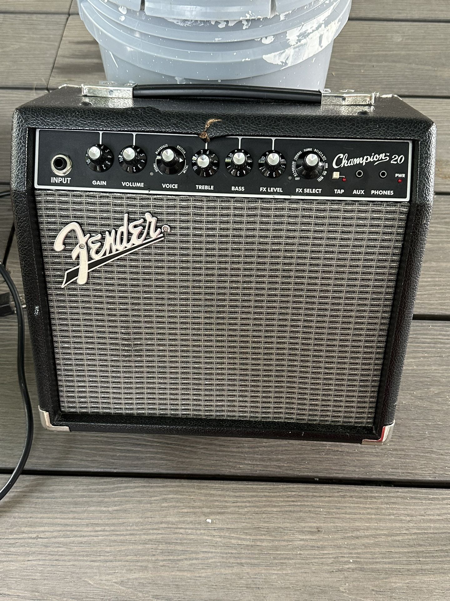 Fender Champion 20 Guitar Combo Amp Black
