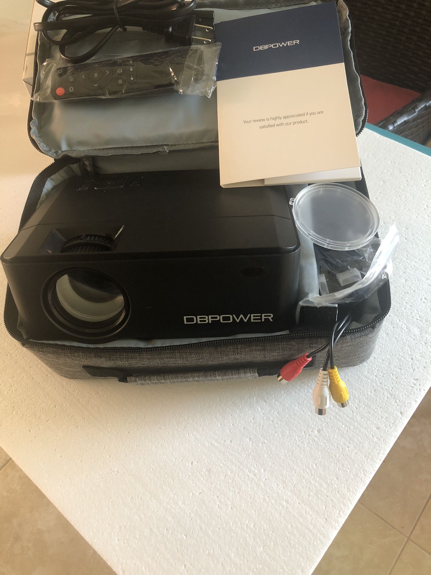 Projector- Connect Phone and Laptop- Brand New 