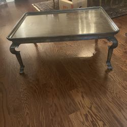 NICE!!! Designer, walnut Solid Wood coffee, table utility table