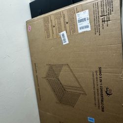 Black Unopened crib