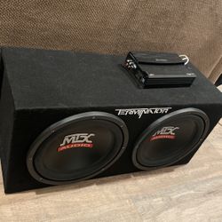 2 12 Inch MTX terminator Subwoofer for Sale in St. Charles IL