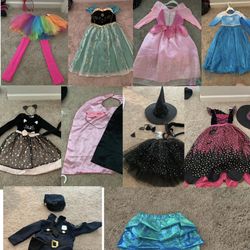 Huge Lot of Girls Costumes