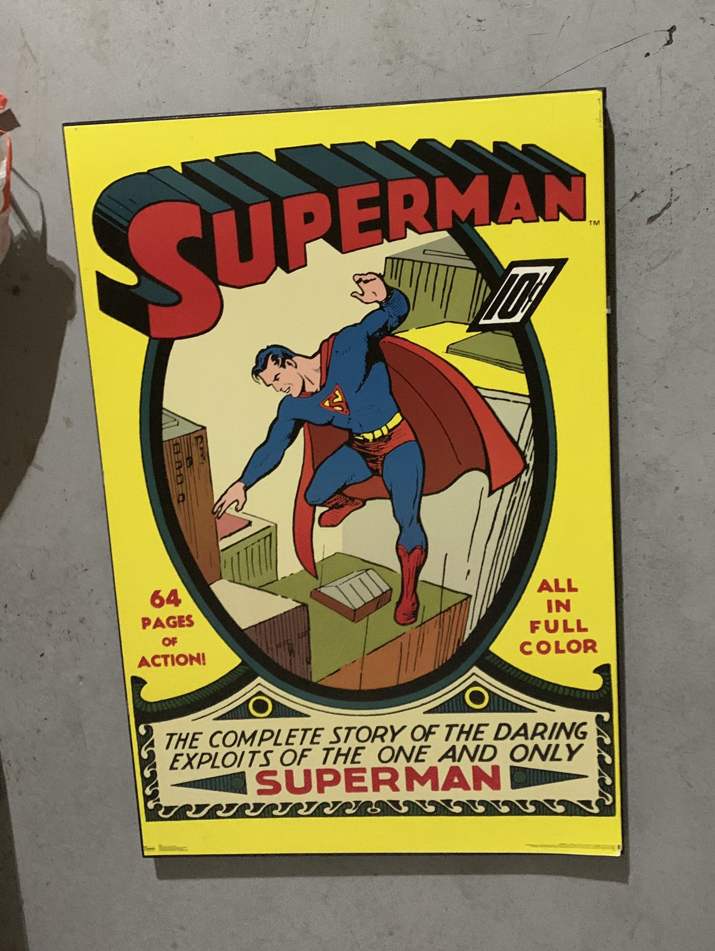 Big superman poster